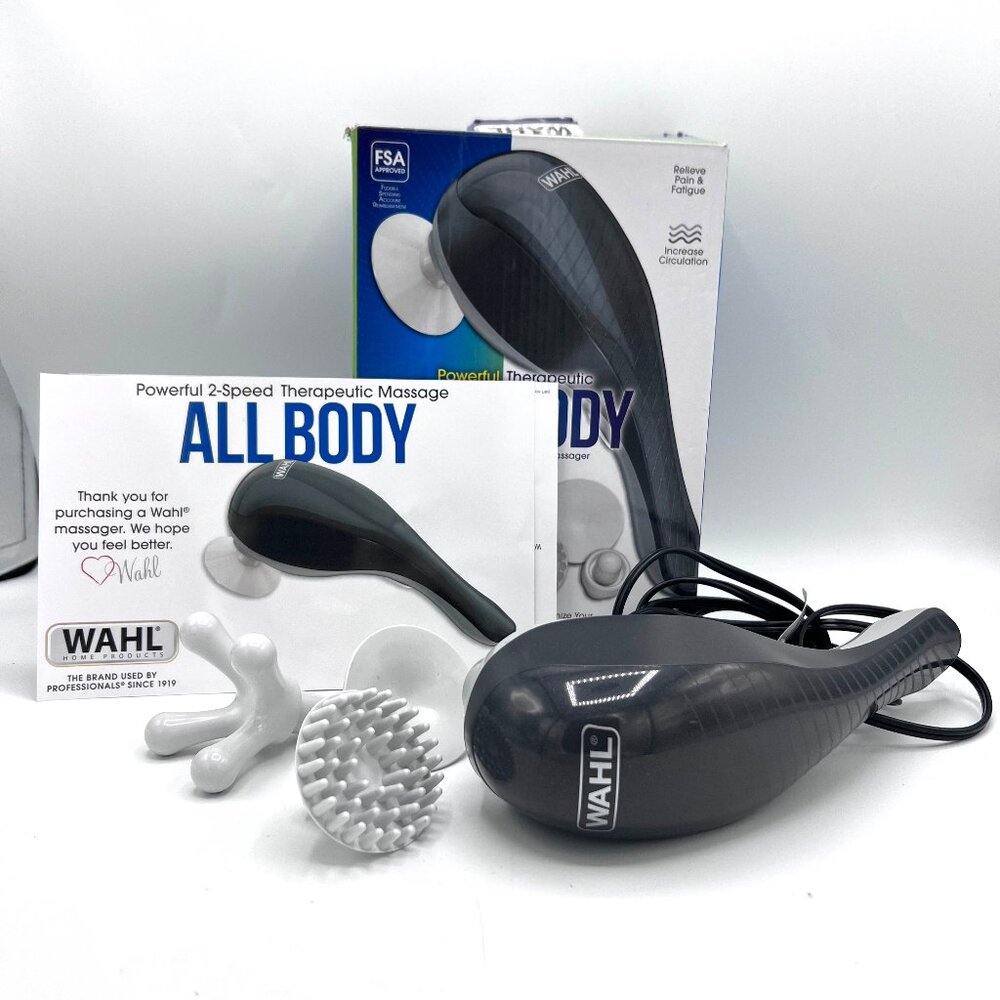 WAHL FSA Approved Powerful Therapeutic All Body Massager Pain Fatigue Reliever‎
